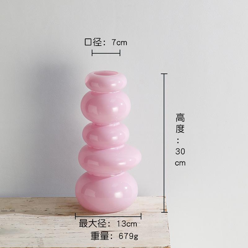Glass Vase Pebble Stack Geometric Transparent Terrarium Irregularity Flower Vase Floral Arrangement Home Decoration Accessories
Glass Vase Pebble Stack Geometric Transparent Terrarium Irregularity Flower Vase Floral Arrangement Home Decoration Accessories