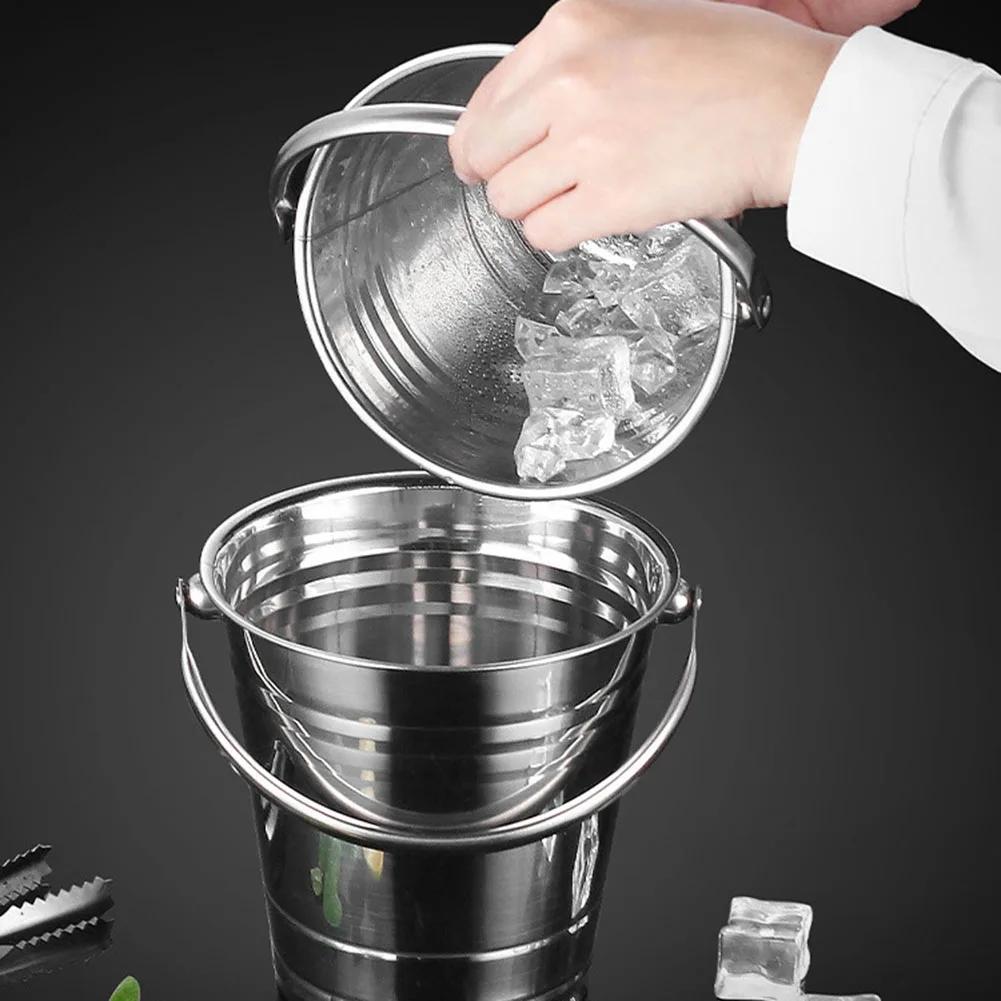 Portable 1.5L Ice Bucket Stainless Steel Outdoor Ice Container Wine Drinking Beer Cooler Ice Tong For Party Ice Cube Holder
Portable 1.5L Ice Bucket Stainless Steel Outdoor Ice Container Wine Drinking Beer Cooler Ice Tong For Party Ice Cube Holder