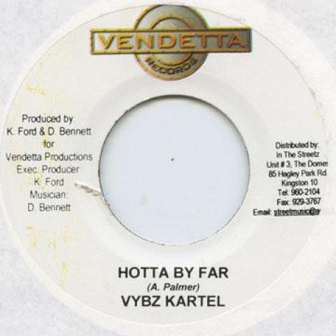 7inch Record VYBZ KARTEL - Hotta By Far Vendetta 2005 Jamaica Reggae, Ska & Dub
7inch Record VYBZ KARTEL - Hotta By Far Vendetta 2005 Jamaica Reggae, Ska & Dub