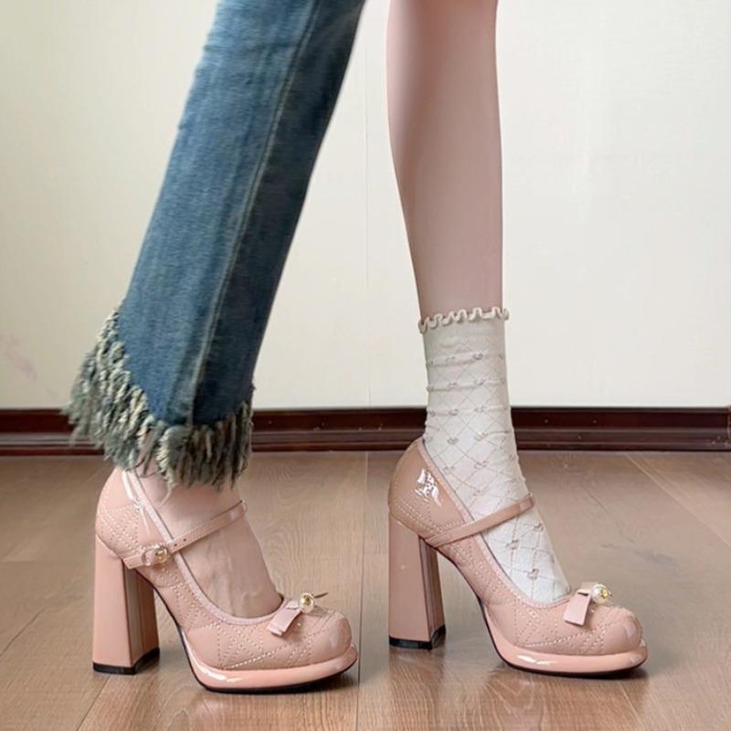 French Mary Jane Girl 2026 Spring White Heels Bow Slip 41 рожевий
French Mary Jane Girl 2026 Spring White Heels Bow Slip 41 рожевий