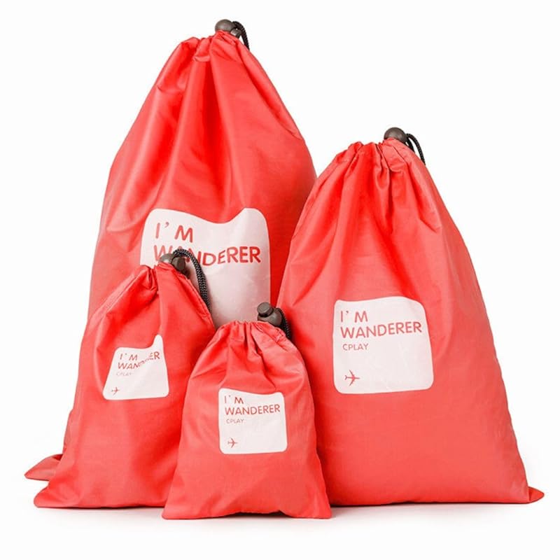 I m so happy drawstring bag nylon waterproof extra large large Medium small set of 4 travel trip gym clothes holder Durable simple (Rose)
I m so happy drawstring bag nylon waterproof extra large large Medium small set of 4 travel trip gym clothes holder Durable simple (Rose)