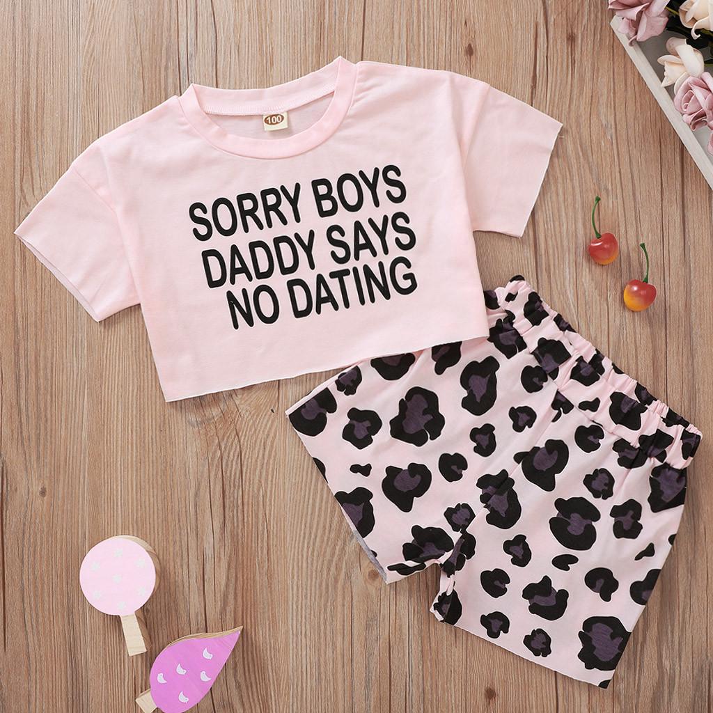 Малыши Дети Малыши Девочки Футболка Буква Топы Леопард Динозавр Шорты Комплект Наряды Сагит
Малыши Дети Малыши Девочки Футболка Буква Топы Леопард Динозавр Шорты Комплект Наряды Сагит