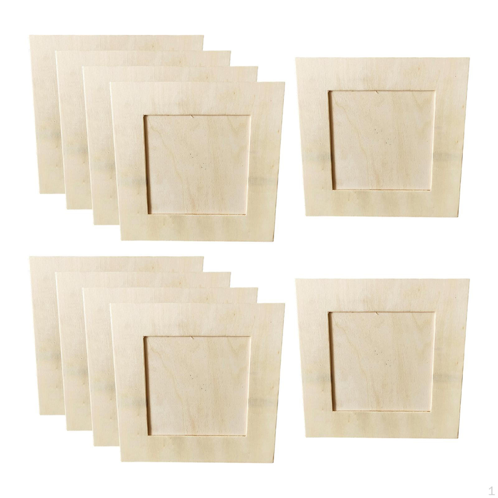 10 Decorative Unfinished Wooden Photo Ready to Paint, Multifunctional And Practical, for Painting 15cmx15cm
10 Decorative Unfinished Wooden Photo Ready to Paint, Multifunctional And Practical, for Painting 15cmx15cm