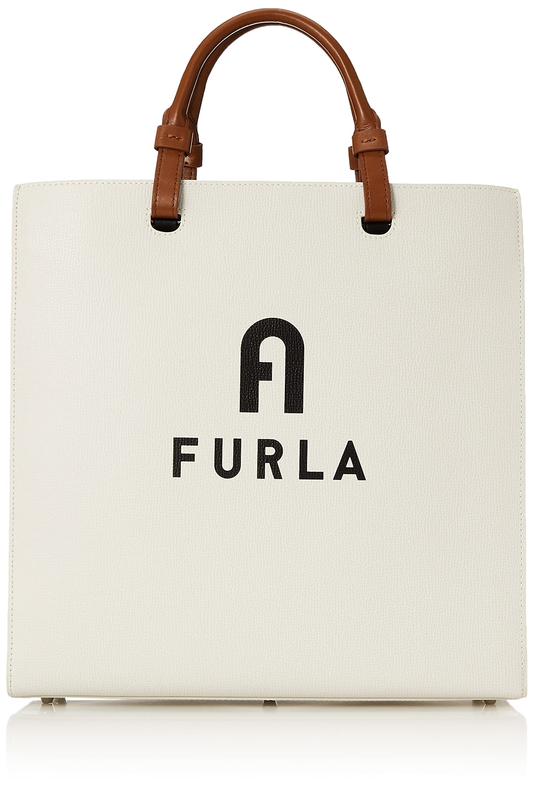 Furla VARSITY STYLE Tote Bag in Marshmallow and Women s Nero.
Furla VARSITY STYLE Tote Bag in Marshmallow and Women s Nero.