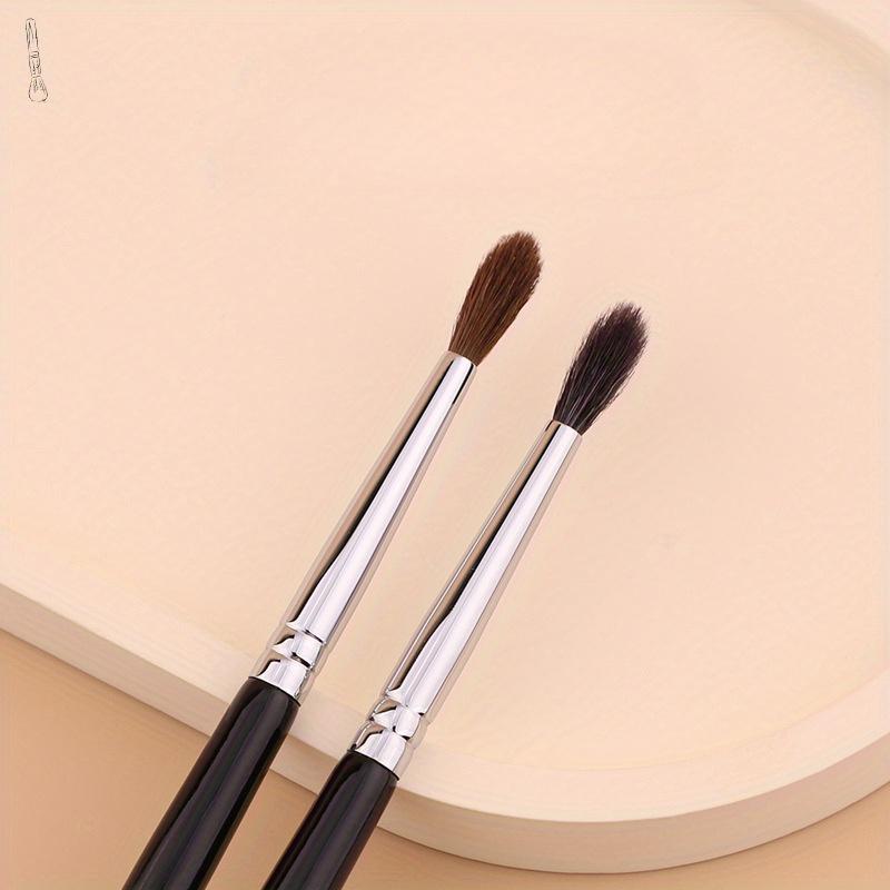 2PCS Premium Animal Hair Makeup Brushes Set Goat Hair Pony Hair Tapered Highlighter Brush Nose Shadow Blending Eyeshadow Brush 2pcs pack чорний
2PCS Premium Animal Hair Makeup Brushes Set Goat Hair Pony Hair Tapered Highlighter Brush Nose Shadow Blending Eyeshadow Brush 2pcs pack чорний