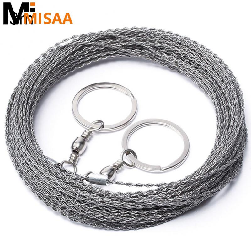 1- Outdoor Hand Drawn Rope Saw Portable Stainless Steel Wire Saw Manual Cutting Chain Camping Hiking Survive Woodworking Tools 1m
1- Outdoor Hand Drawn Rope Saw Portable Stainless Steel Wire Saw Manual Cutting Chain Camping Hiking Survive Woodworking Tools 1m