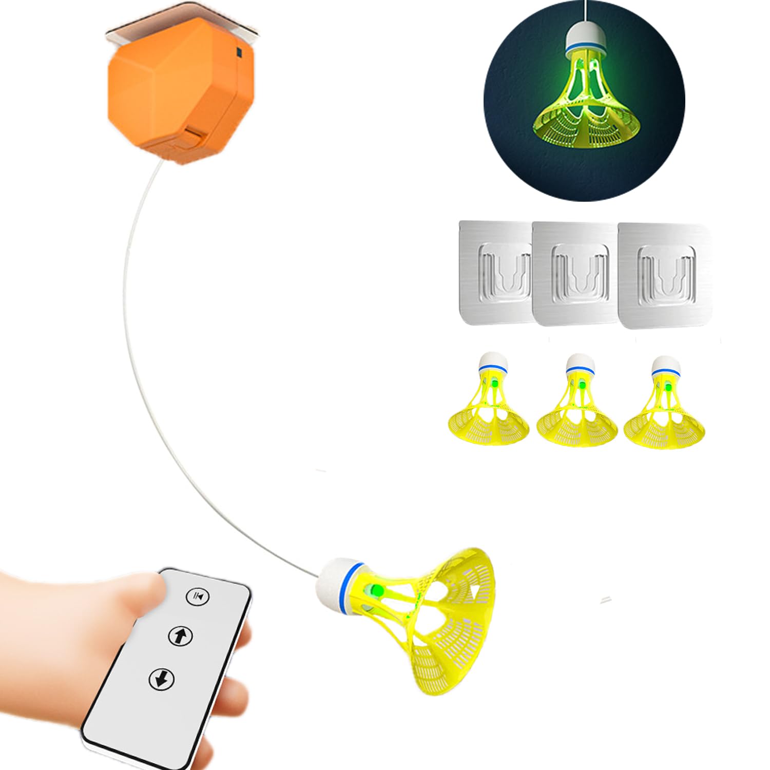Badminton Indoor Badminton Single Hanging type with remote control Badminton that comes back Convenient to carry Practice aid Badminton playback 3
Badminton Indoor Badminton Single Hanging type with remote control Badminton that comes back Convenient to carry Practice aid Badminton playback 3