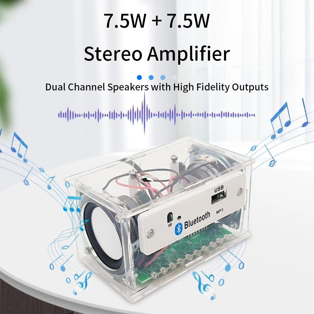 DIY 15W Электронный комплект Компоненты Динамик Bluetooth Комплект Динамиков Проект Практика Сборка Пайки прозрачный
DIY 15W Электронный комплект Компоненты Динамик Bluetooth Комплект Динамиков Проект Практика Сборка Пайки прозрачный