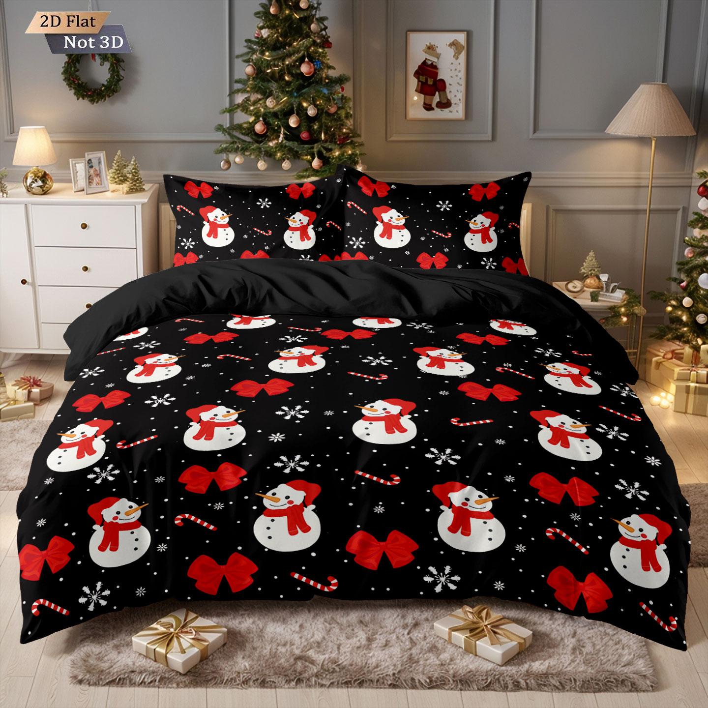 3Pcs Cartoon Christmas Snowman Print Coreless Bedding Multi Size Bedroom Dormitory Duvet Covers Soft Machine Washable Decoration 135x200cm-EU-Single&set
3Pcs Cartoon Christmas Snowman Print Coreless Bedding Multi Size Bedroom Dormitory Duvet Covers Soft Machine Washable Decoration 135x200cm-EU-Single&set