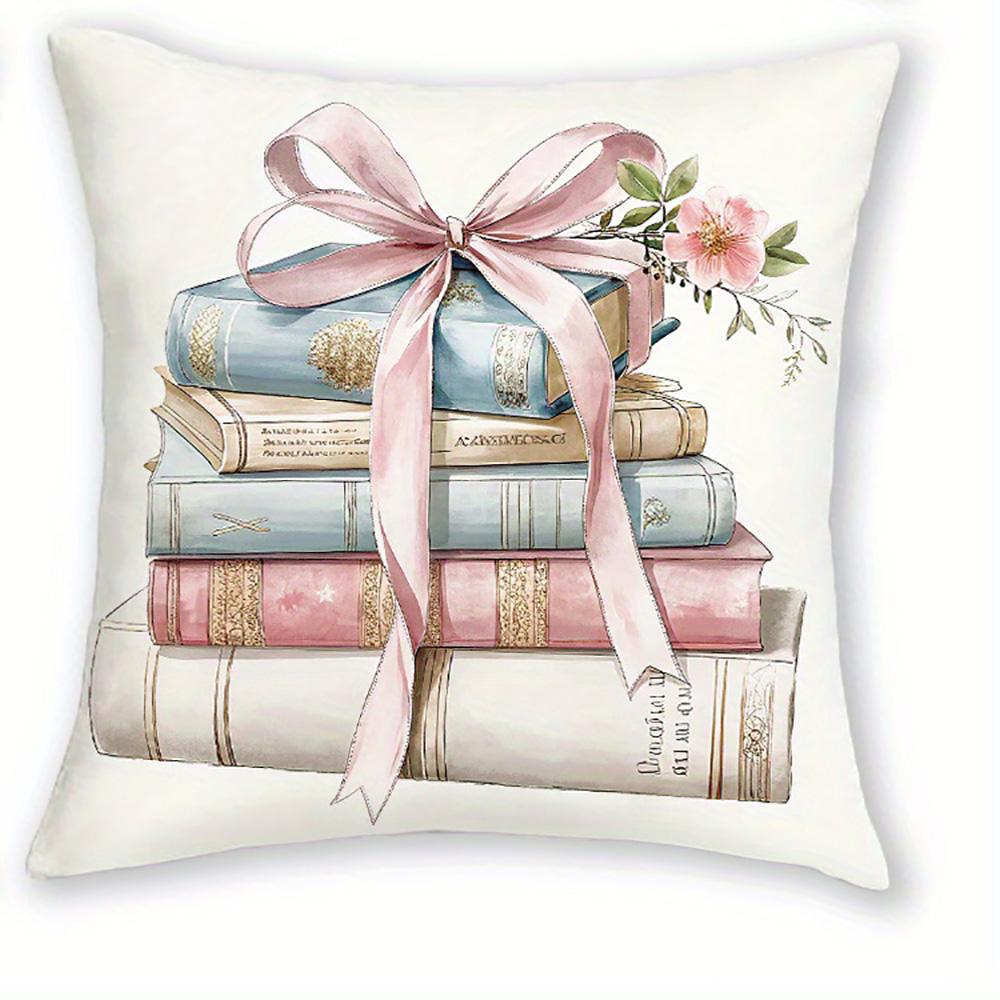 1/4pcs Floral Book Stack Pillow Covers Sofa cushion cover home bedroom room decoration 45x45cm-1pcs
1/4pcs Floral Book Stack Pillow Covers Sofa cushion cover home bedroom room decoration 45x45cm-1pcs