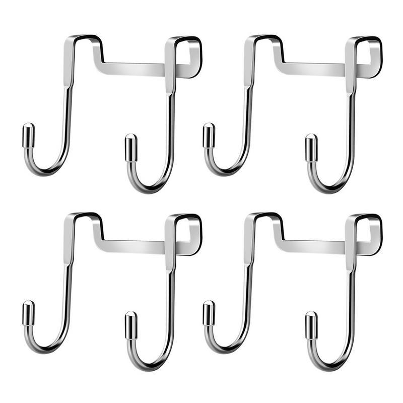 S-shaped Kitchen Strong Hook Household Stainless Steel Door Back Hanging Hanger Holder 4PCS
S-shaped Kitchen Strong Hook Household Stainless Steel Door Back Hanging Hanger Holder 4PCS