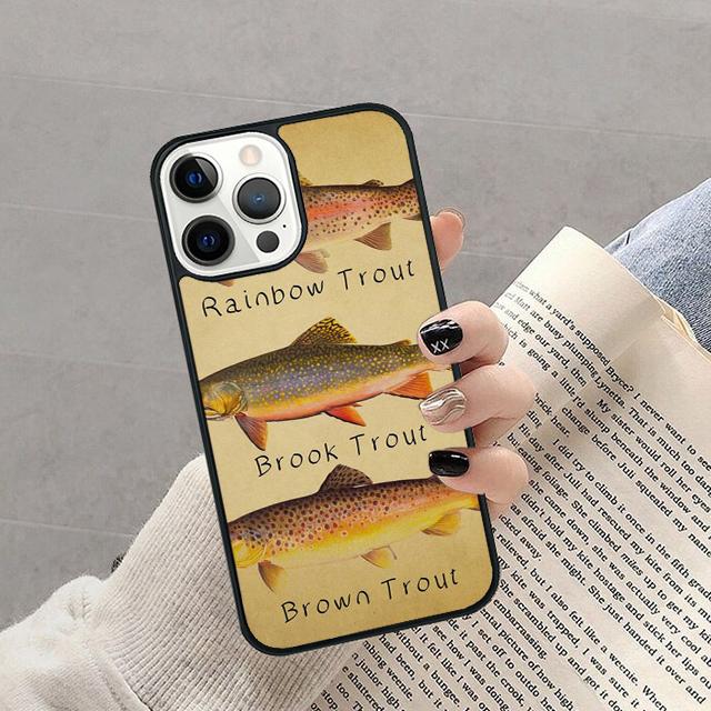 Rainbow Trout Fishing Phone Case For iPhone 17 Air 16 pro max 15 14 plus 12 13 Soft Bumper Shell Cover coque iPhone 14
Rainbow Trout Fishing Phone Case For iPhone 17 Air 16 pro max 15 14 plus 12 13 Soft Bumper Shell Cover coque iPhone 14