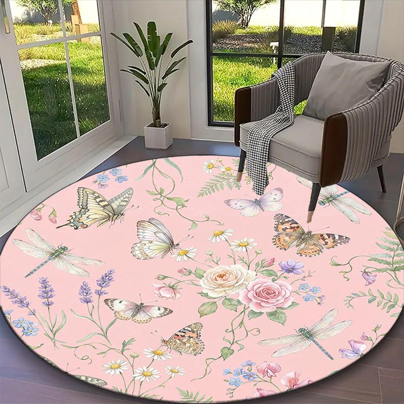 1pc Fierce Dual Butterfly Rug, Comfortable Printed Home Round Carpet, Cozy Office Chair Rug Diameter 60cm
1pc Fierce Dual Butterfly Rug, Comfortable Printed Home Round Carpet, Cozy Office Chair Rug Diameter 60cm