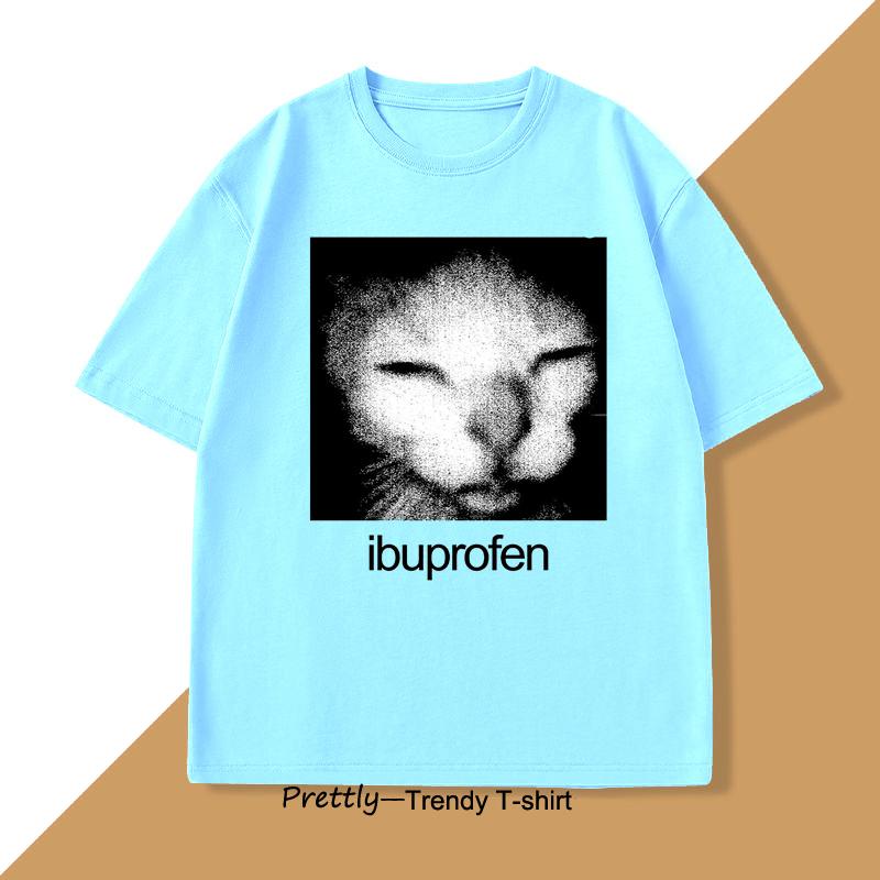 Ibuprofen Cat Meme Tshirt Men Causal Funny Cat Graphic T Shirts Fashion O Neck Mens Clothes Unisex Streetwear Tshirts 4XL
Ibuprofen Cat Meme Tshirt Men Causal Funny Cat Graphic T Shirts Fashion O Neck Mens Clothes Unisex Streetwear Tshirts 4XL