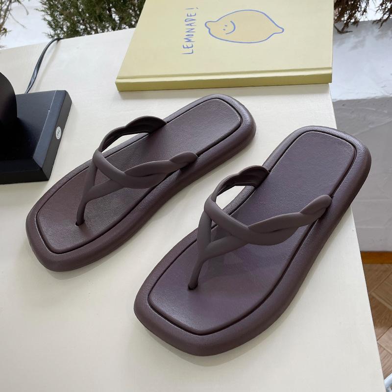 Летняя мода через границу Противоскользящие плоские домашние тапочки Студенческие общежития Подстригатели для ног 40-41 коричневый
Летняя мода через границу Противоскользящие плоские домашние тапочки Студенческие общежития Подстригатели для ног 40-41 коричневый