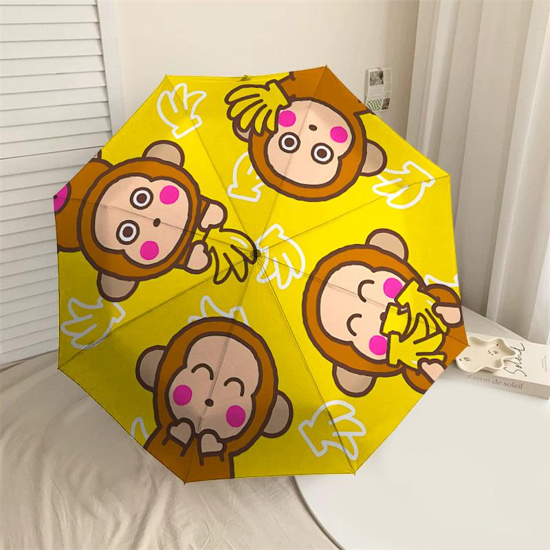 1PC Monkey SanrioUmbrella-8-Rib Reinforced, Automatic Open, Lightweight & Durable, Cute Fashion Accessory for Outdoor-P142
1PC Monkey SanrioUmbrella-8-Rib Reinforced, Automatic Open, Lightweight & Durable, Cute Fashion Accessory for Outdoor-P142