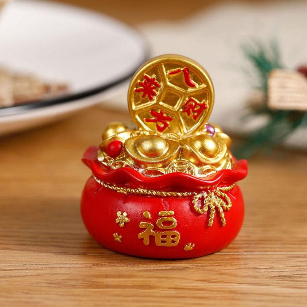 Chinese Style Fortune Landscape Ornament Resin Car Trinkets Lucky Money Bag Miniatures Car
Chinese Style Fortune Landscape Ornament Resin Car Trinkets Lucky Money Bag Miniatures Car