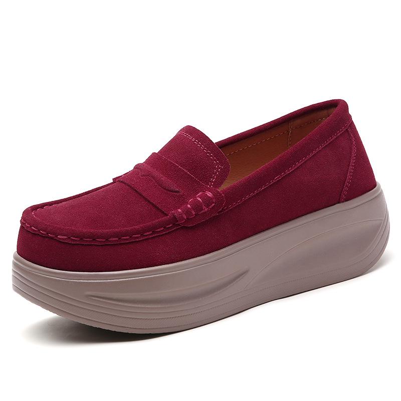 Plus Size Autumn British Style Wedge Heel Women s Shoes, Soft Sole, Height-Enhancing, Thick Sole, Rocking Shoes 2022 37 бордовий
Plus Size Autumn British Style Wedge Heel Women s Shoes, Soft Sole, Height-Enhancing, Thick Sole, Rocking Shoes 2022 37 бордовий