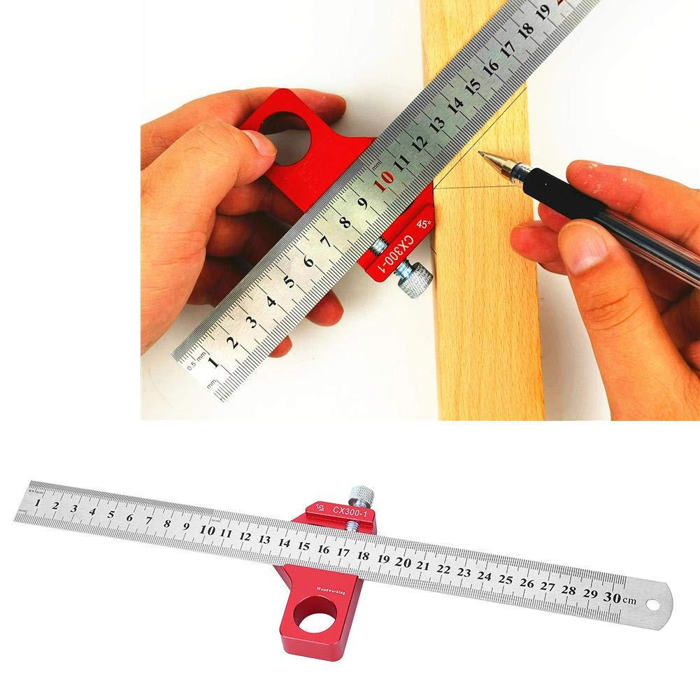 Combination Scoya Wood Combination Scoya Woodworking Scratching Tool with Magnet Ruler Stop Ruler Marking Gauge Positioning Woodworking Ruler срібний
Combination Scoya Wood Combination Scoya Woodworking Scratching Tool with Magnet Ruler Stop Ruler Marking Gauge Positioning Woodworking Ruler срібний