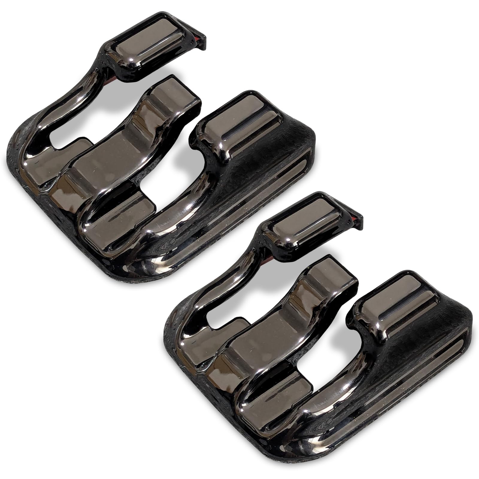 Morisho Задняя крышка торца направляющей сиденья серии Crown 220 Отделка Защита Детали интерьера Аксессуары Комплект из 2 штук Черный чёрный