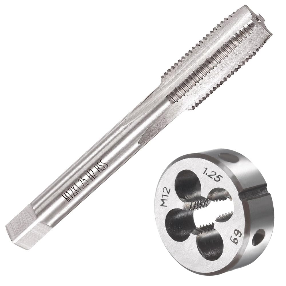 Saipor M12 x Tap and Die Set M12 x Thread Cutting Tap Die Thread Cutting Tap Die Set 1.25 1.25mm
Saipor M12 x Tap and Die Set M12 x Thread Cutting Tap Die Thread Cutting Tap Die Set 1.25 1.25mm