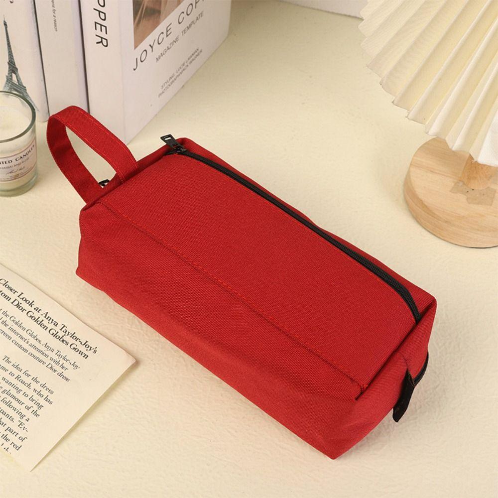 Large Capacity Stationery Bag Desktop Organizer Pencil Bag Portable Student зелёный
Large Capacity Stationery Bag Desktop Organizer Pencil Bag Portable Student зелёный