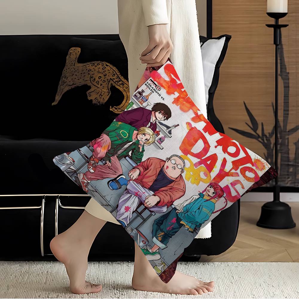 Аниме SAKAMOTO DAYS наволочка чехол для подушки диванная подушка украшение для дома комнаты подарок для детей 12x12Inch
Аниме SAKAMOTO DAYS наволочка чехол для подушки диванная подушка украшение для дома комнаты подарок для детей 12x12Inch