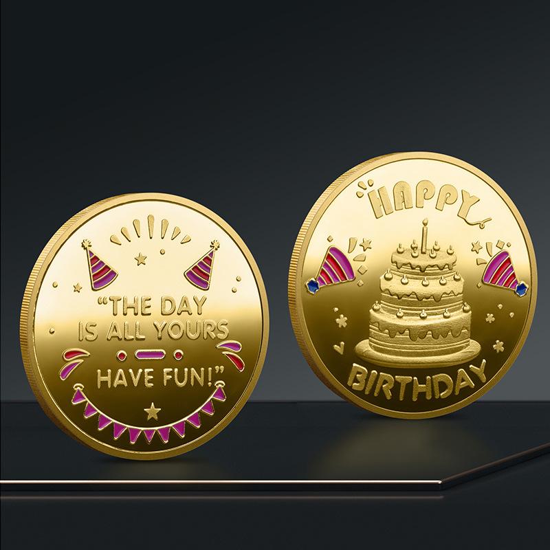Happy Birthday Souvenir Coin Commemorative Medal Children s Creative Gift Collection Coin золотий
Happy Birthday Souvenir Coin Commemorative Medal Children s Creative Gift Collection Coin золотий