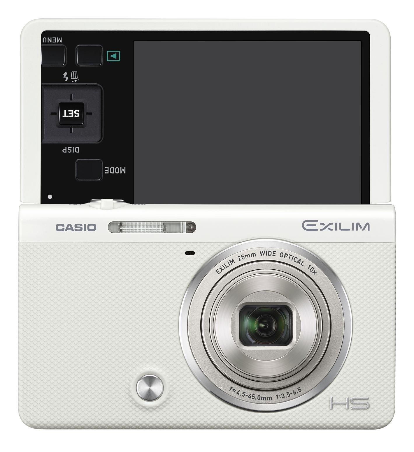 CASIO Digital Camera EXILIM EX-ZR70WE Selfie Tilt LCD Makeup & Selfie Art EXZR70 White білий
CASIO Digital Camera EXILIM EX-ZR70WE Selfie Tilt LCD Makeup & Selfie Art EXZR70 White білий