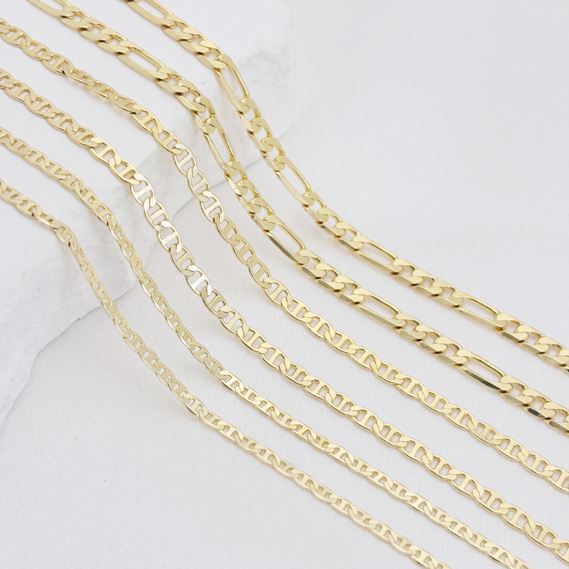 14K Gold Filled Figaro Chain - European & American Style Necklace Accessory 14K Gold Filled (1 meter)
14K Gold Filled Figaro Chain - European & American Style Necklace Accessory 14K Gold Filled (1 meter)