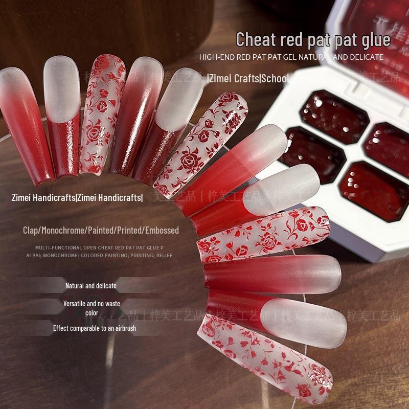 Kaniuxiu Four-Grid Gradient Whitening Nail Art Gel - High Saturation Blooming Colors for New Year
Kaniuxiu Four-Grid Gradient Whitening Nail Art Gel - High Saturation Blooming Colors for New Year