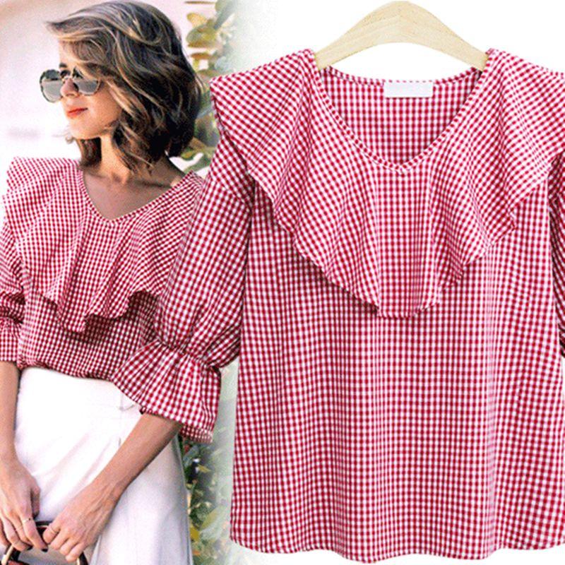 Fashion Hot Selling Ruffled Collar 3/4 Sleeve Blouse Shirt Hagrid S
Fashion Hot Selling Ruffled Collar 3/4 Sleeve Blouse Shirt Hagrid S