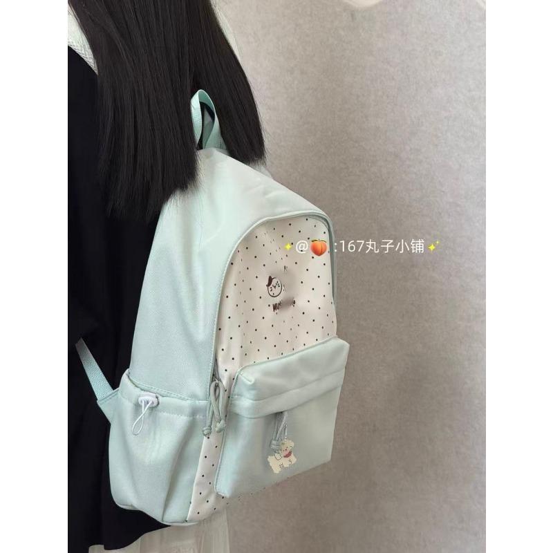 School bag junior high school girls polka dots cute embroidery girl heart simple versatile backpack new less feeling backpack women large size
School bag junior high school girls polka dots cute embroidery girl heart simple versatile backpack new less feeling backpack women large size