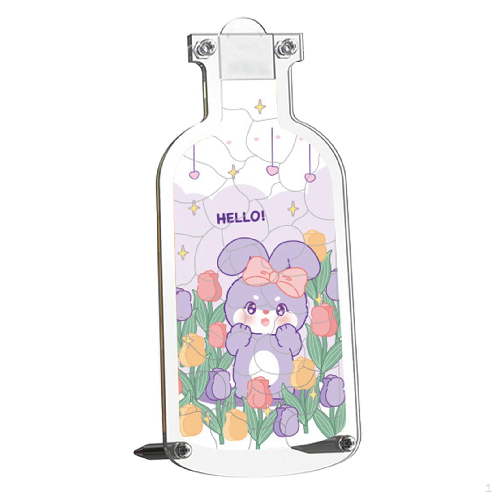 Акриловые пазлы с животными, головоломки из бутылок, когнитивное обучение для подростков Rabbit
Акриловые пазлы с животными, головоломки из бутылок, когнитивное обучение для подростков Rabbit