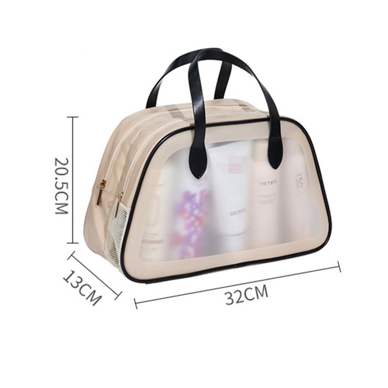 Прозрачная водонепроницаемая дорожная косметичка Портативный женский органайзер для хранения косметики Большой вместимости Косметичка для красоты Женский кейс
Прозрачная водонепроницаемая дорожная косметичка Портативный женский органайзер для хранения косметики Большой вместимости Косметичка для красоты Женский кейс