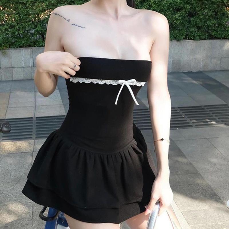 European and American style winter new women s clothing solid color slim-fitting fashion one-word collar chest-wrapped backless dress women L
European and American style winter new women s clothing solid color slim-fitting fashion one-word collar chest-wrapped backless dress women L