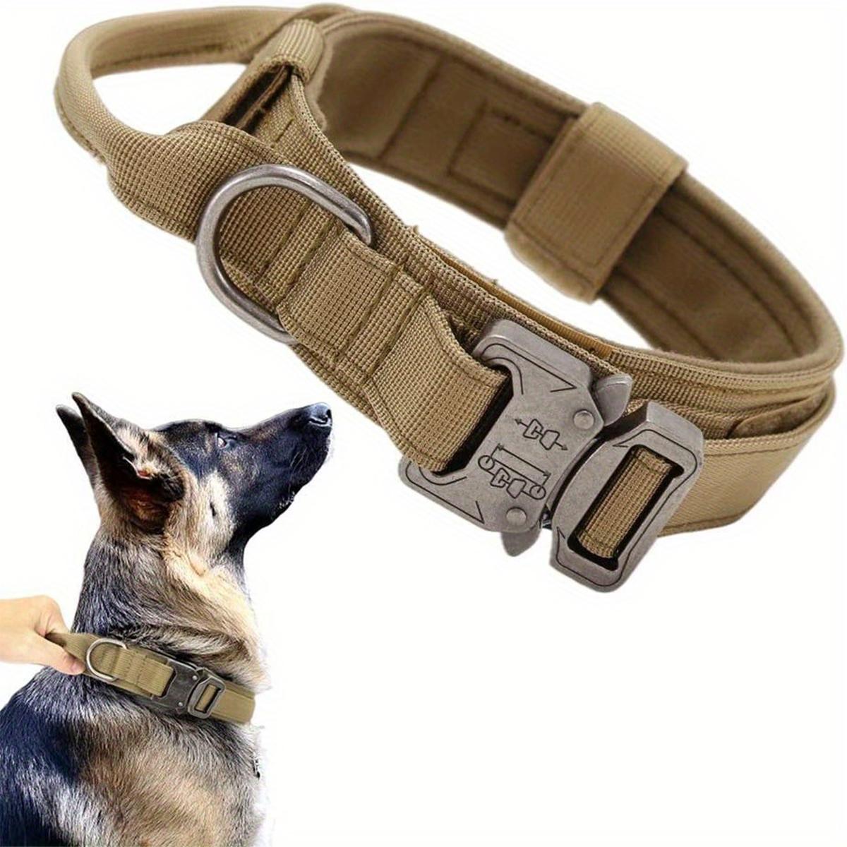Tactical Dog Collar Adjustable Pet Collar Training Dog Collar With Heavy Duty Metal Buckle For Medium And Large Dogs Accessories M темного кольору хакі
Tactical Dog Collar Adjustable Pet Collar Training Dog Collar With Heavy Duty Metal Buckle For Medium And Large Dogs Accessories M темного кольору хакі