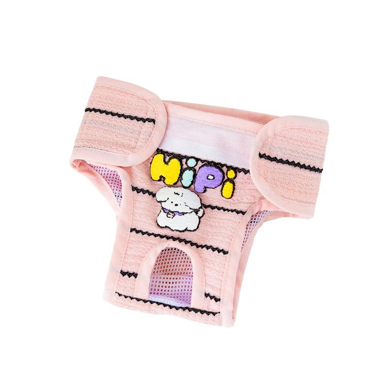 Dog physiological pants cute cartoon puppy breathable mesh anti-harassment physiological pants female dog menstrual special underwear M (recommended weight 5-4kg)
Dog physiological pants cute cartoon puppy breathable mesh anti-harassment physiological pants female dog menstrual special underwear M (recommended weight 5-4kg)