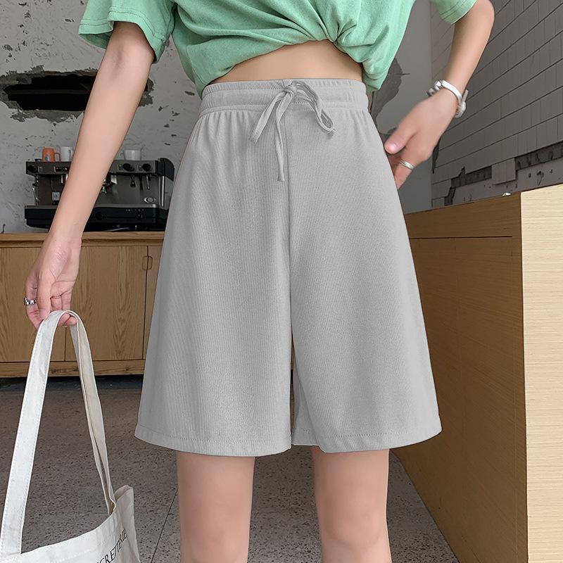 GMXIA Большие размеры Женские шорты Женские брюки-квотер с высокой талией Ice Silk Свободные женские летние повседневные прямые шорты M серый
GMXIA Большие размеры Женские шорты Женские брюки-квотер с высокой талией Ice Silk Свободные женские летние повседневные прямые шорты M серый