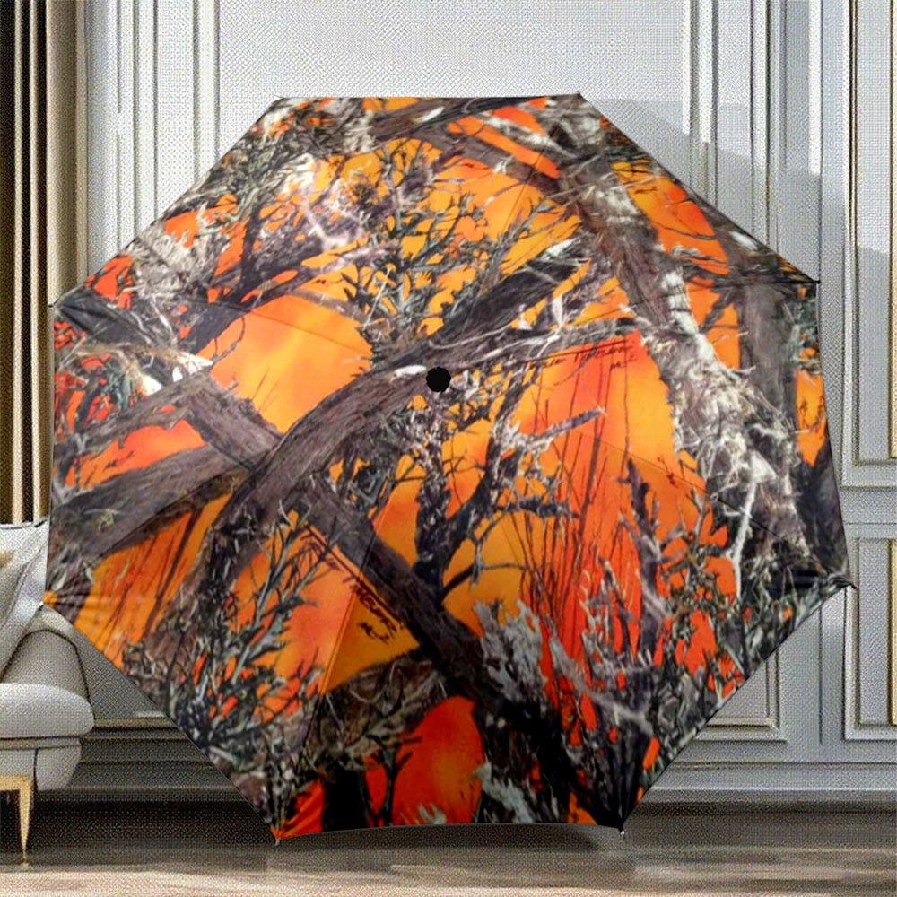 Portable folding umbrella The umbrella features a camouflage pattern with orange and brown tones mixed with shadowy tree and b (as the picture,Iron&8K)
Portable folding umbrella The umbrella features a camouflage pattern with orange and brown tones mixed with shadowy tree and b (as the picture,Iron&8K)