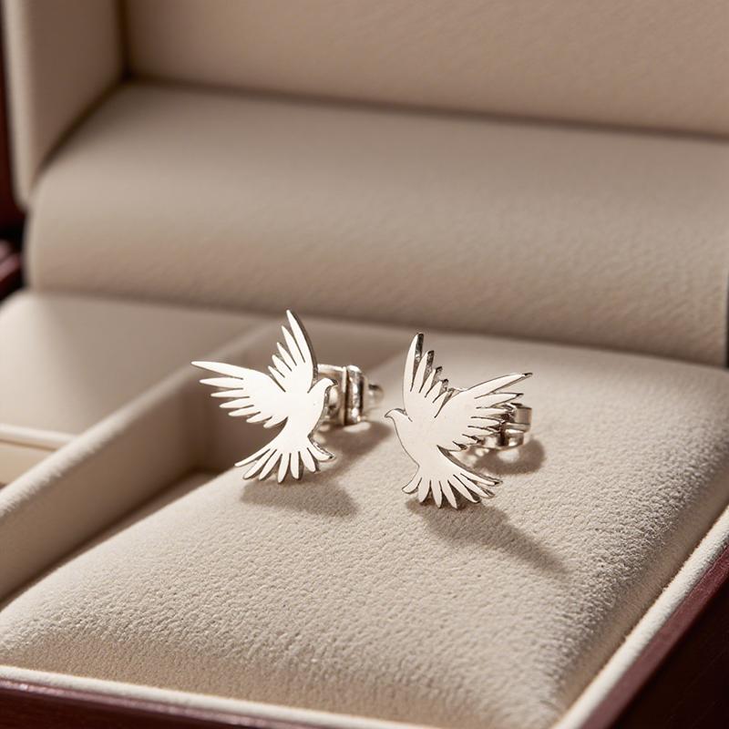 Vintage Punk Creative Metal Bird Earrings for Men and Women Hip Hop Personalized Animal Jewelry Gifts срібний
Vintage Punk Creative Metal Bird Earrings for Men and Women Hip Hop Personalized Animal Jewelry Gifts срібний