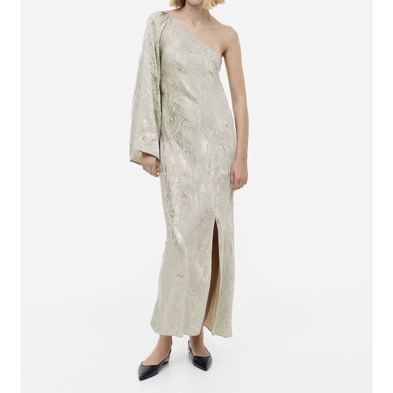 Экспорт Одиночный H Дом Элегантный Элегантность Нишевый Стиль Дизайн с Открытой Спиной Изысканный Жаккард Сексуальный Сексуальный Платье с Разрезом Grass Green X L
Экспорт Одиночный H Дом Элегантный Элегантность Нишевый Стиль Дизайн с Открытой Спиной Изысканный Жаккард Сексуальный Сексуальный Платье с Разрезом Grass Green X L