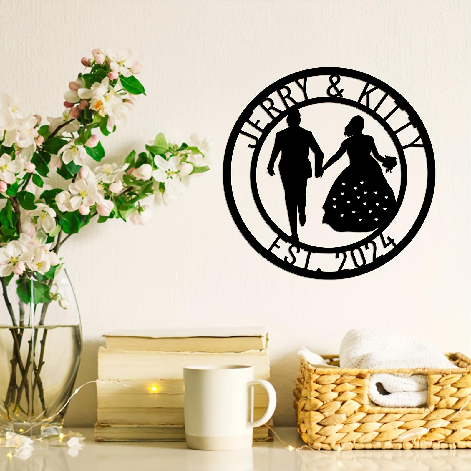 Heart Shaped Metal Wall Art Deco Personalized Valentine Wedding Gift
Heart Shaped Metal Wall Art Deco Personalized Valentine Wedding Gift