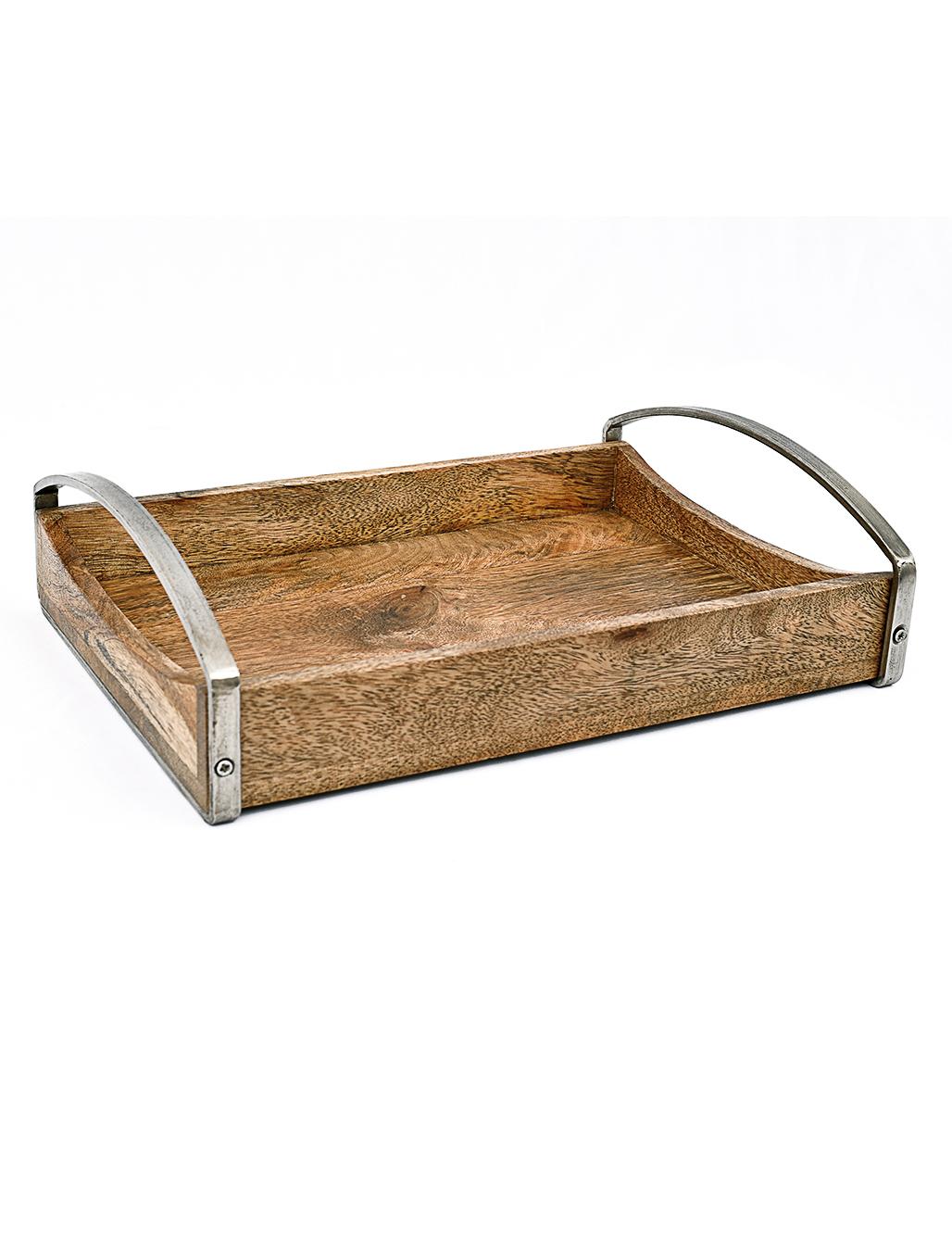 Деревянный поднос с металлическими ручками большой, Никель, Wooden Tray With Nickel Handle Big, John Molly Decor&Gifts
Деревянный поднос с металлическими ручками большой, Никель, Wooden Tray With Nickel Handle Big, John Molly Decor&Gifts
