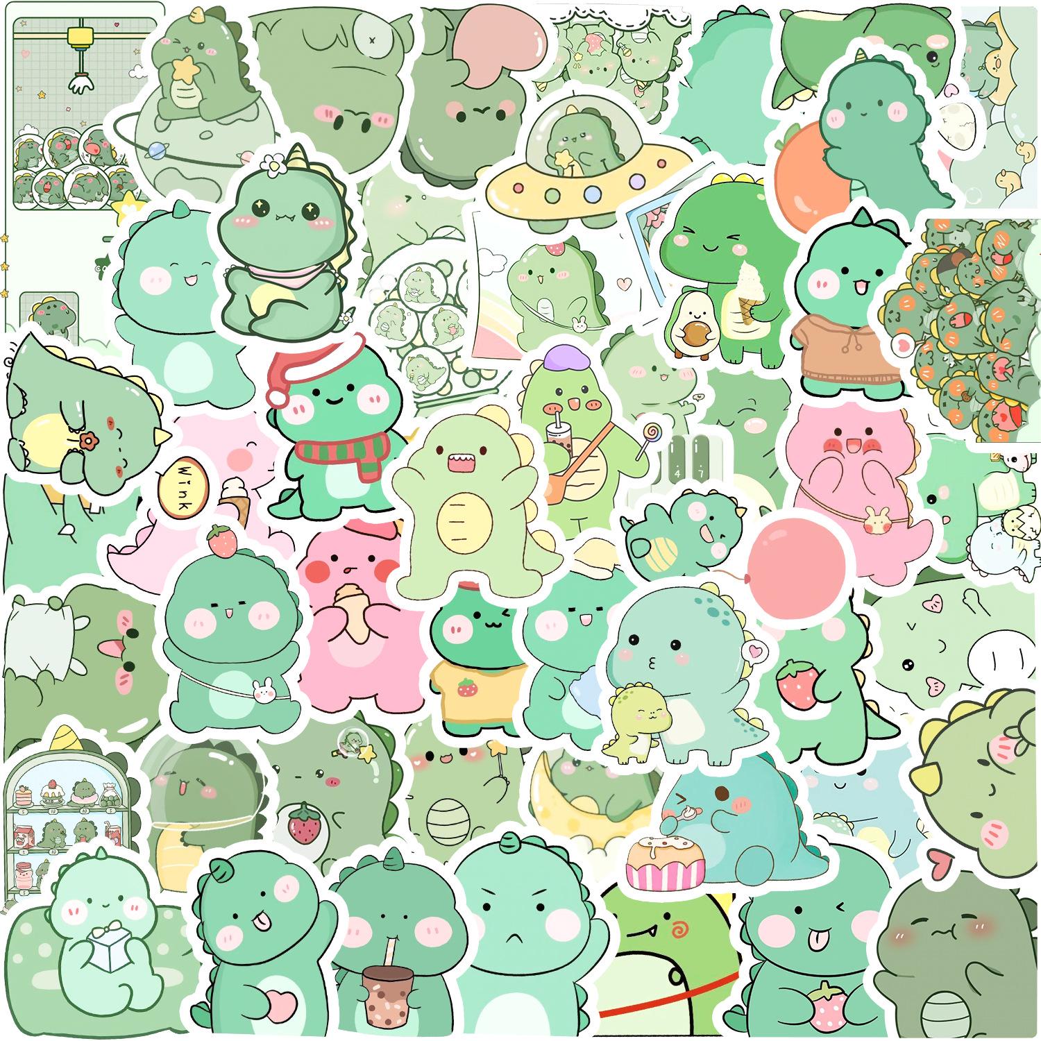 50PCS Cute Cartoon Dinosaur Waterproof Stickers for Car, Phone, Water Cup, and Journal Decoration
50PCS Cute Cartoon Dinosaur Waterproof Stickers for Car, Phone, Water Cup, and Journal Decoration
