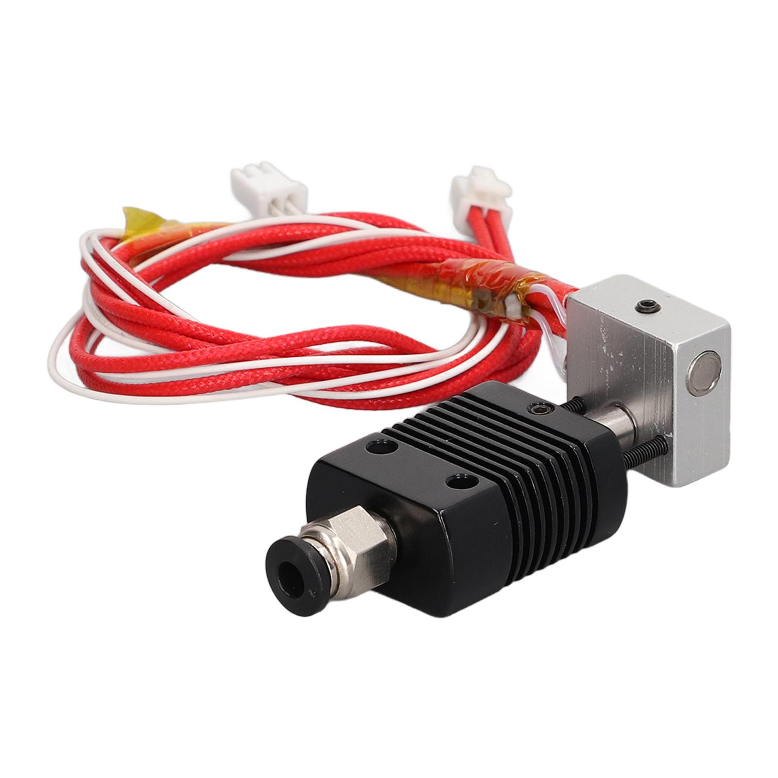 3D Printer Extruder Hotend Direct Drive Extruder Heating End with 100K Ohm Temperature Thermistor
3D Printer Extruder Hotend Direct Drive Extruder Heating End with 100K Ohm Temperature Thermistor
