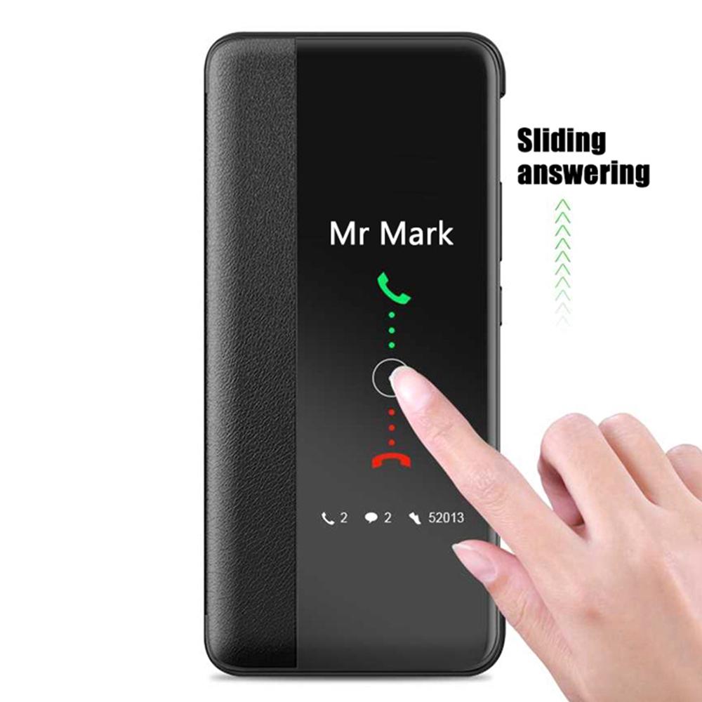 Auto Wake/Sleep PU Leather Phone Case for Huawei P50 Pro 4G,Touch Slide Button Full Protection Cover with View Window Grey
Auto Wake/Sleep PU Leather Phone Case for Huawei P50 Pro 4G,Touch Slide Button Full Protection Cover with View Window Grey