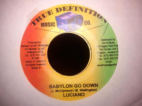 7inch Record LUCIANO, DJ KID - Babylone Go Down / Things Will Be B NONE True Definition 2005 Jamaica Reggae, Ska & Dub Used
7inch Record LUCIANO, DJ KID - Babylone Go Down / Things Will Be B NONE True Definition 2005 Jamaica Reggae, Ska & Dub Used