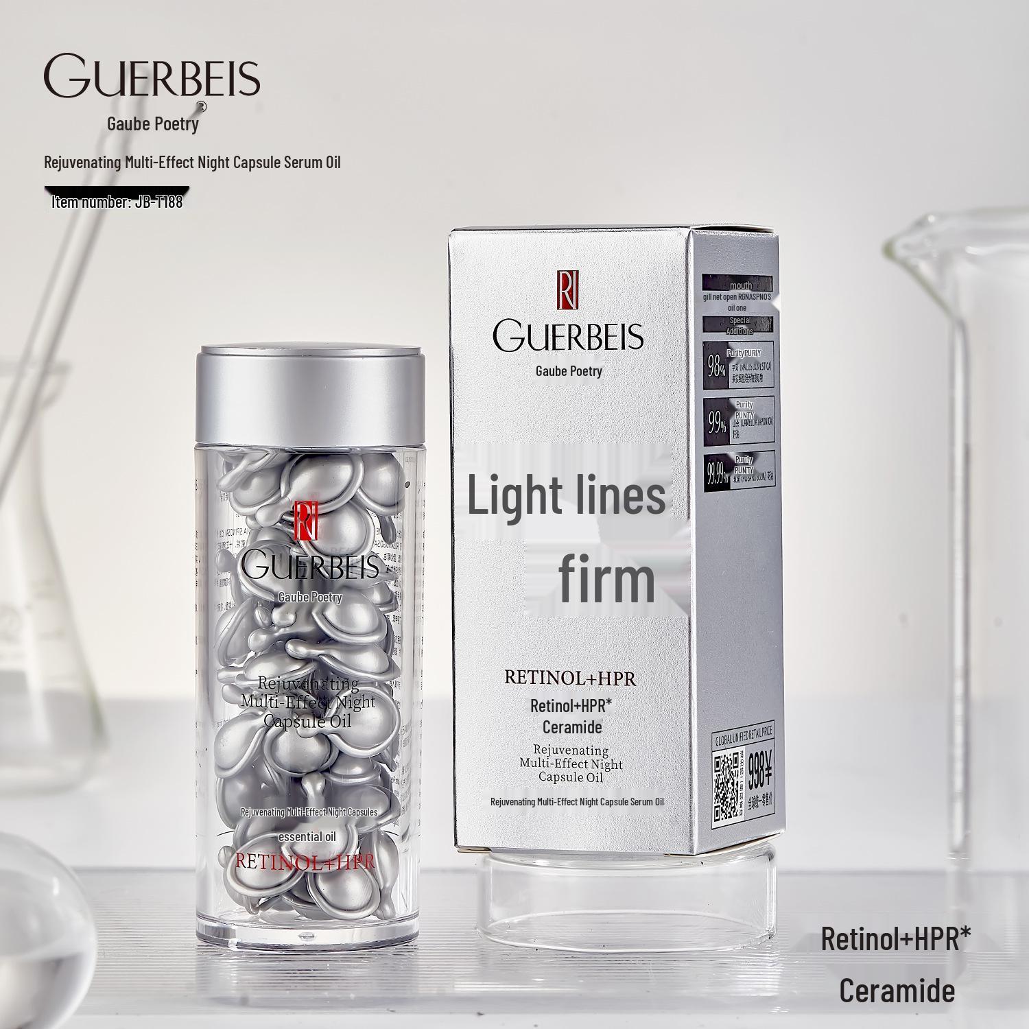 Jiaobei Poetry Nighttime Rejuvenating Anti-Wrinkle Firming Capsule Essence Oil
Jiaobei Poetry Nighttime Rejuvenating Anti-Wrinkle Firming Capsule Essence Oil