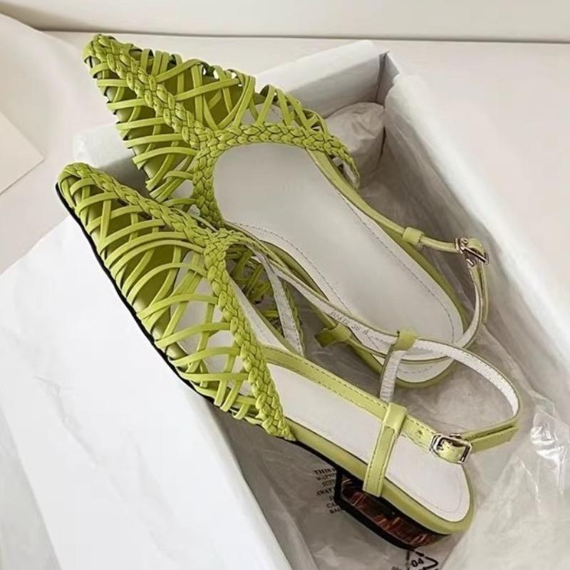 Fashion Comfortable Hollow Woven Design Low Heel Pumps Women Elegant Pointed Toe Back Strap Buckle Roman Shoes Summer Holiday Beach Shoe 35 светло-зеленый
Fashion Comfortable Hollow Woven Design Low Heel Pumps Women Elegant Pointed Toe Back Strap Buckle Roman Shoes Summer Holiday Beach Shoe 35 светло-зеленый